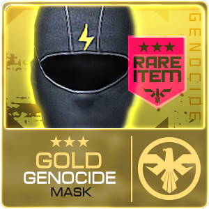 GOLD GENOCIDE MASK (EID) (Permanent)