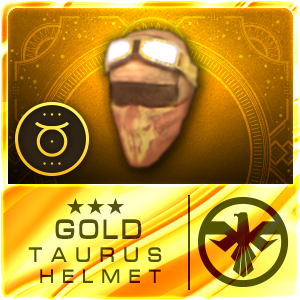 GOLD TAURUS HELMET (EID) (Permanent)