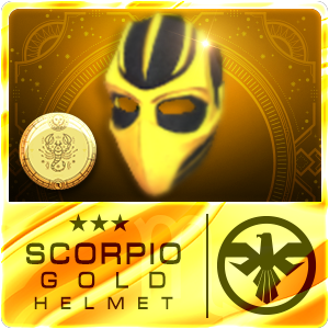 SCORPIO GOLD HELMET (KSF) (Permanent)