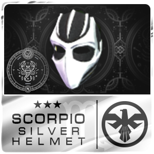 SCORPIO SILVER HELMET (SRG) (Permanent)