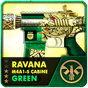 RAVANA GREEN M4A1-S CABINE (Permanent)