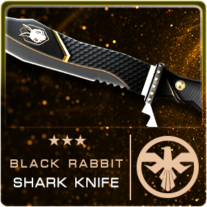 BLACK RABBIT SHARK KNIFE (Permanent)