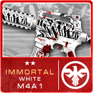 IMMORTAL WHITE M4A1 (Permanent) 