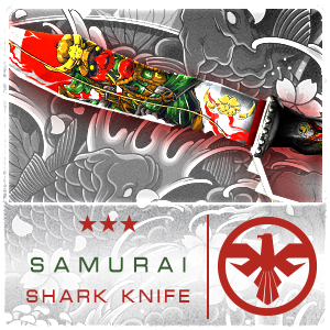 SAMURAI SHARK KNIFE (Permanent)