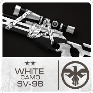 WHITE CAMO SV-98 (Permanent)