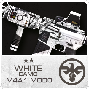 WHITE CAMO M4A1 MOD0 (Permanant)