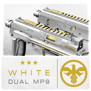WHITE DUAL MP9 (Permanent)