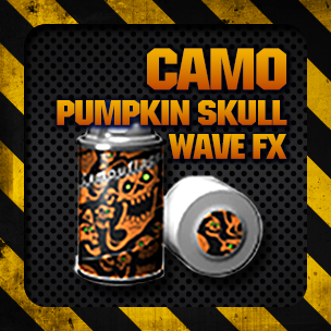 CAMO Spray Pumpkin Skull Wave FX (ถาวร)