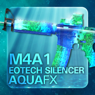 M4A1 EOTech Silencer Aqua FX (ถาวร)