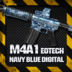 M4A1 EOTech Navy Blue Digital (ถาวร)