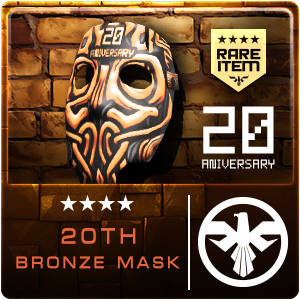 20TH BRONZE MASK (KSF) (Permanent)