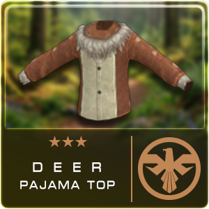 DEER PAJAMA TOP (GIGN) (Permanent)