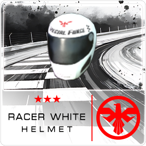RACER WHITE HELMET (GSG9) (Permanent)