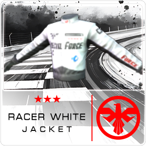 RACER WHITE JACKET (DELTAFORCE) (Permanent)