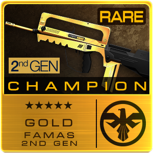 GOLD CHAMPION FAMAS 2ND GEN (Permanent)