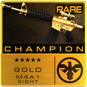 GOLD CHAMPION M4A1 SIGHT (Permanent)