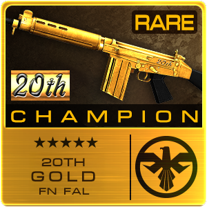 20TH GOLD CHAMPION FN FAL (Permanent)