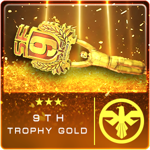 9TH TROPHY GOLD