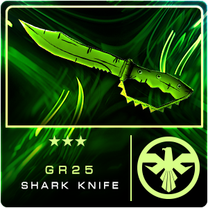 GR25 SHARK KNIFE (Permanent)