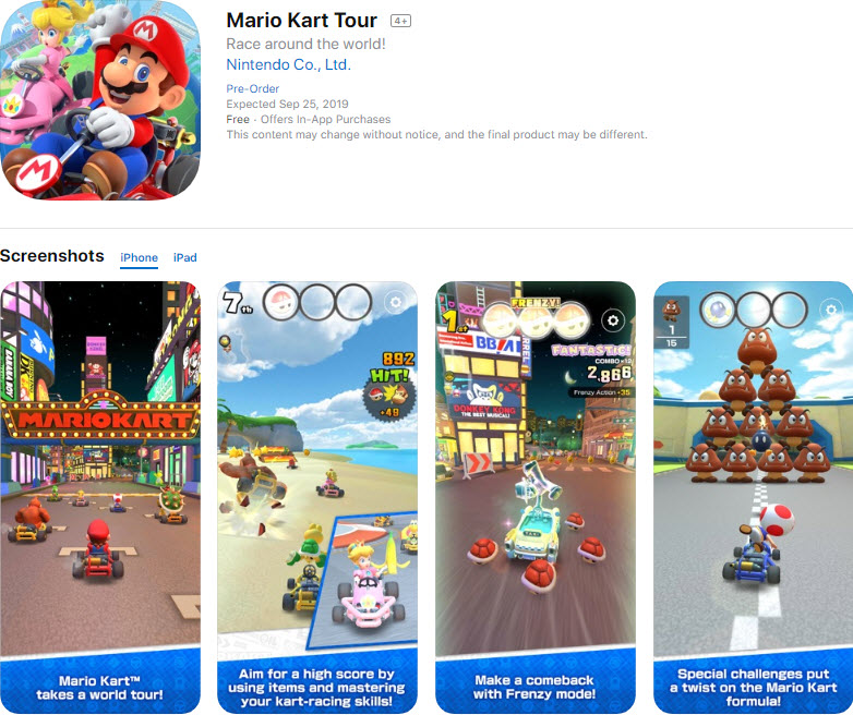 Mario Kart Tour